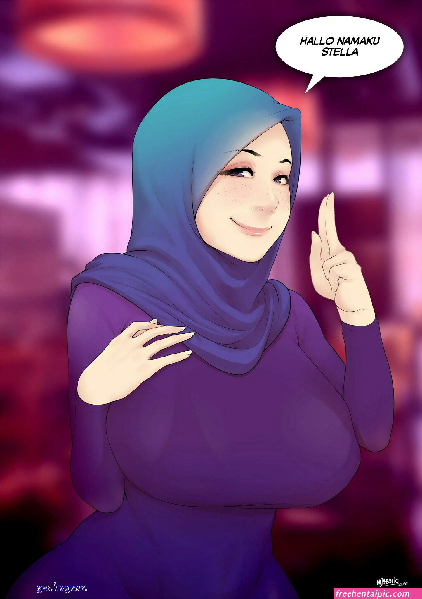 hijab hentei manga