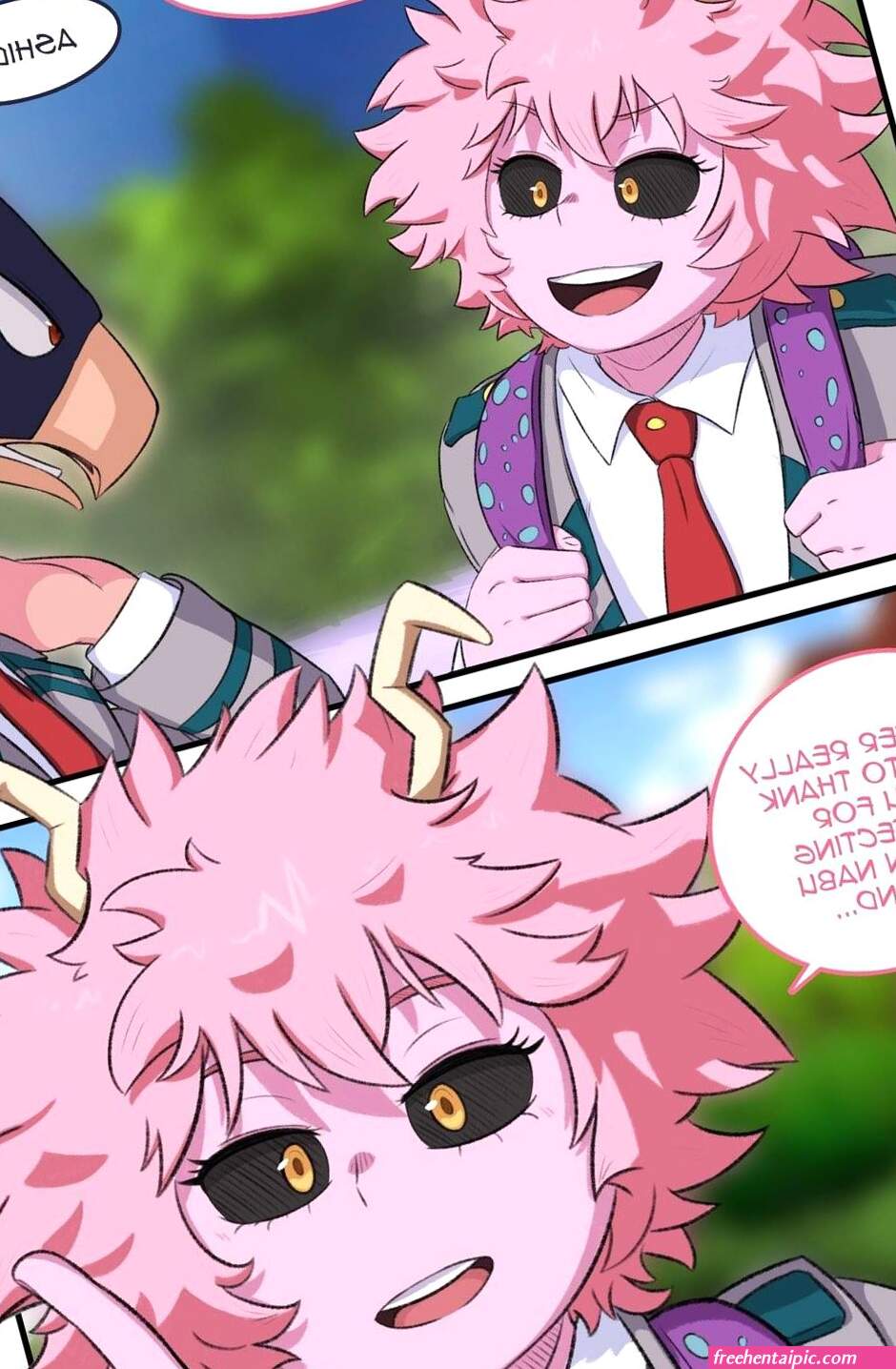 As Thanks Mina x Tokoyami porn comic