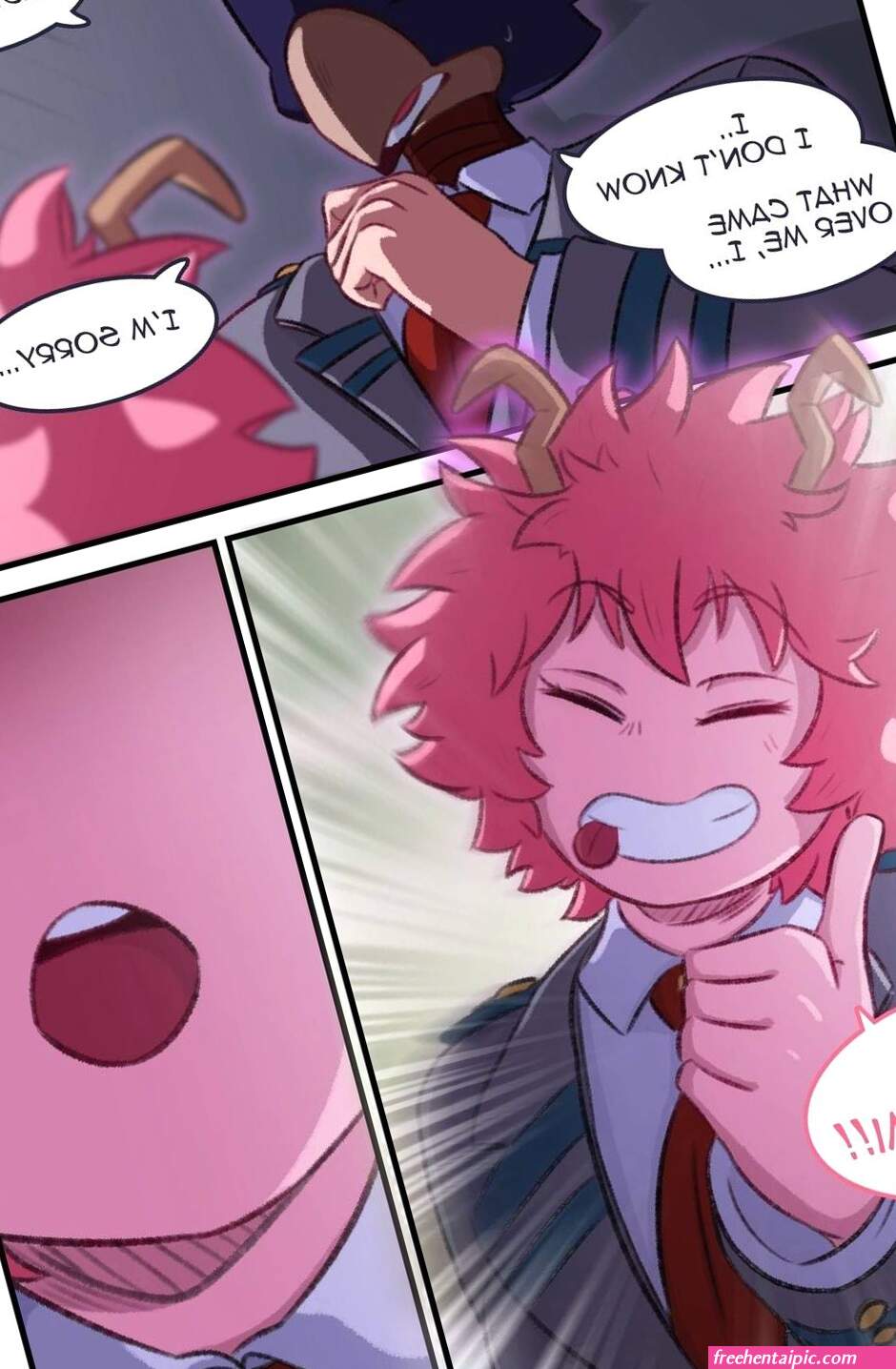 As Thanks Mina x Tokoyami porn comic