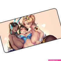 Nude D.Va Mercy Symmetra Hentai Overwatch Desk Mat