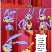 Porn comic The Welcome Gift. Chapter 1. The Amazing Digital Circus. MayCandy. Sex comic hot brunette got