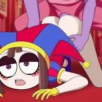 Pomni FUCK DOGGYSTYLE EN ONTVANGT EEN CREAMPIE De geweldige digitale CIRCUS HENTAI GROTE KONT PARODIE TIETEN