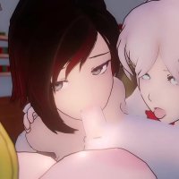 Big Titty Futa Yang Fucked Weiss and Ruby Sound