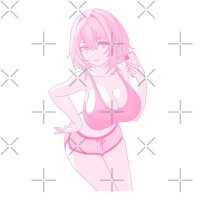 Lewd anime girl hentai manga ecchi waifu titties ass pink Art Board Print for Sale by ArthurPoe