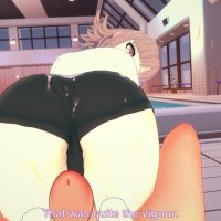 Chiaki Nanami Gives You a Footjob To Train Her Sexy Body! Danganronpa Feet Hentai POV