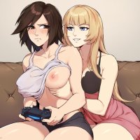 Asuka X Emilie allen Skies02 Tekken