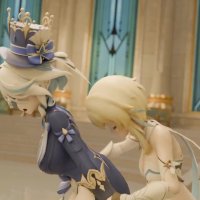 Futanari Lumine Gives Furina a Mouth Cumflation Before Fucking Her