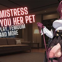 Futa mistress makes you her pet