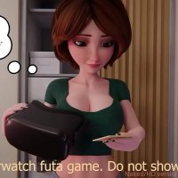 Cass Hamada trying VR helment and got fucked by a futanari girl