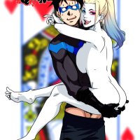 Dick N Harley Quinn porn comic