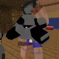 De Jenny mod Minecraft Hun namen zijn Kyrea en Azazel De sirene en Engel en we neuken ze allebei en krijgen ook een pijpbeurt