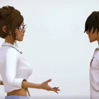 Two Lesbian EbonyWhite Fuck At School