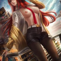 Makise Kurisu By Axsens