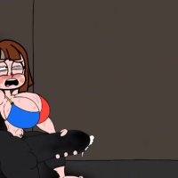 Pomni humana sola en el cuarto de huespedes