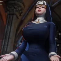 Our Resident Nun Wishes To Cleanse Sinners In Her Unique Way