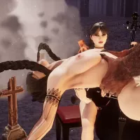Sexe Conjuring Adulte Wednesday Addams Parodie Werewolf Anal