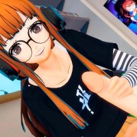 Futaba Gives Seductive Handjob in 3D Anime Persona 5 Loop