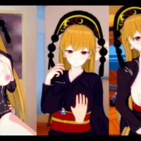 Hentai Spel Koikatsu! Heb seks met Touhou Grote tieten Junko. 3DCG Erotische Anime-video.