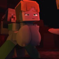 Minecraft Porn Animation: Dude Experiencing Nether for the Very First Time
