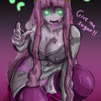 Zombie Princess Bubblegum by Oddrich