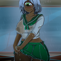 Patreon pin-up: Cyclops by Geeflakes