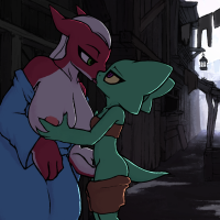 moe kobold adventure Hentai Juggs. Big Hentai Tits!