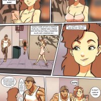 Porn comic Blacked in a Public. Part 2. Illustravitor Sex comic hot sexy brunette