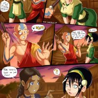 Aang Katara and Toph