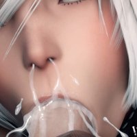 Futanari Cum in Android Futa Blow! by Red404