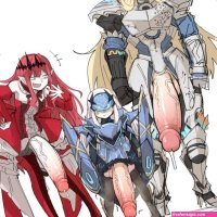 FateGrandOrder FateGO FGO Barghest BaobhanSith Melusine Edit NSFW Futanari The Three Fairy knights wiping out their weapons