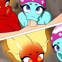 Ice and fire Snow pea and fire peashooter pvz Hentai Porn R34 Nsfw PlantsvsZombies