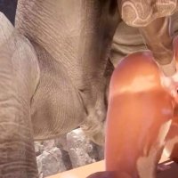 Furry Monster Cock Anal w Big Tit Slut Squirting Part 2
