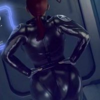 Black Widow Choosing One She Likes the Best X3D