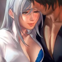 final fantasy xvi clive rosfieldjill warrick hentai pictures by sakimichan about cleavage collaredshirt couple