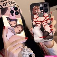 Hentai Sexy Waifu Mobile Cell Phone Case for iPhone 15 14 13 12 11 X XR XS 8 7 Pro Max Plus Mini Black Soft Phone Cover Shell V V in Thoi Di ng