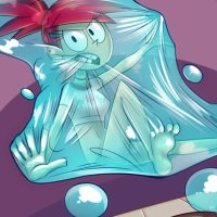 Frankie trapped in a bubble by LaFrugele