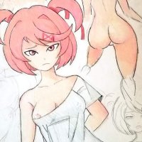 Sorry again for showing lewd. Stuff but here is the older Natsuki. ddlc dokidokiliteratureclub ecchi lewd hentai