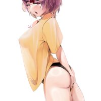 Natsuki and oversized t-shirt DDLC by YudsNuts