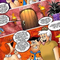 Os flinstones fodendo esposas no swing