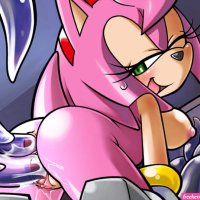 Image 292: Tentacle Vaginal allfours amy anal ass bracelets cum doublepenetration frombehind furry greeneyes hairband happy naked pinkhair sex shoes sonic willing wink