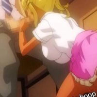 tanned bimbo gets fucked at schoolhentai sex scene